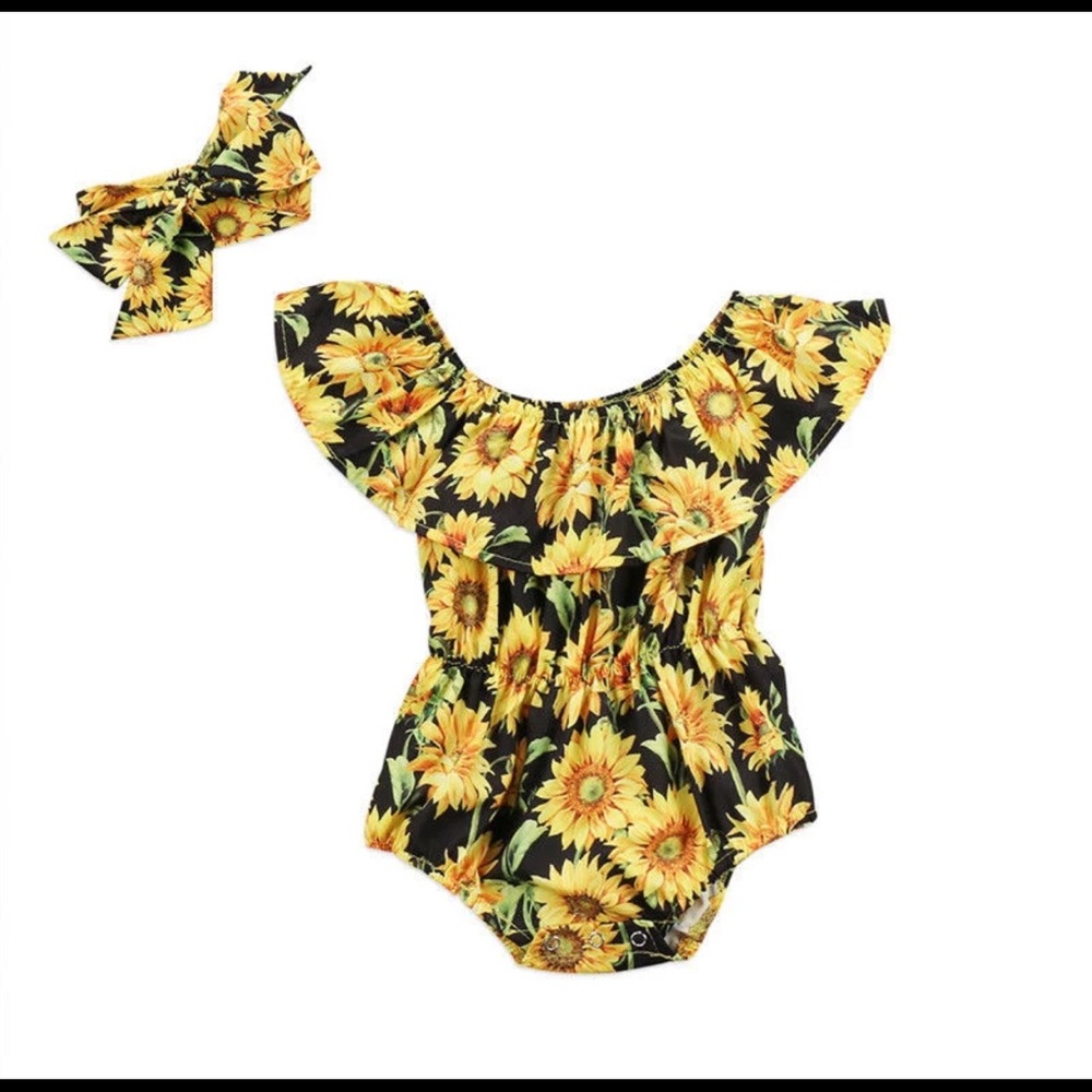 Brand new babygirl romper size 12 months